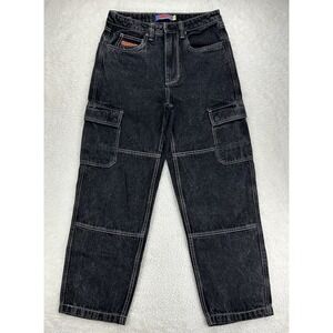 Empyre Relax Loose Fit SK8 Jeans Black Denim Men's 30x28 Skateboarding Grunge